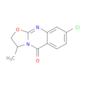 5H-Oxazolo[2,3-b]quinazolin-5-one, 8-chloro-2,3-dihydro-3-methyl-