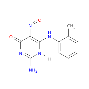 2-amino-6-[(2-methylphenyl)amino]-5-nitrosopyrimidin-4(1h)-one
