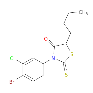 4-Thiazolidinone,3-(4-bromo-3-chlorophenyl)-5-butyl-2-thioxo-