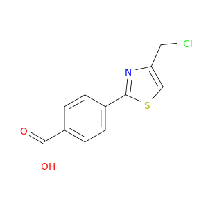 4-[4-(氯甲基)-2-噻唑基]苯甲酸