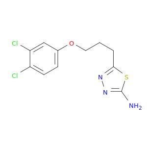 1,3,4-Thiadiazol-2-amine, 5-[3-(3,4-dichlorophenoxy)propyl]-