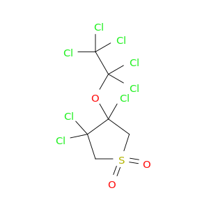 Thiophene, 3,3,4-trichlorotetrahydro-4-(pentachloroethoxy)-, 1,1-dioxide
