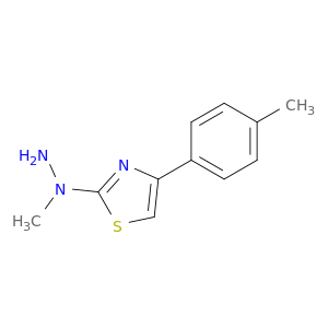 Thiazole, 2-(1-methylhydrazino)-4-(4-methylphenyl)-