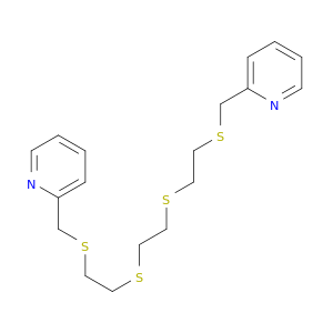 Pyridine, 2,2'-(2,5,8,11-tetrathiadodecane-1,12-diyl)bis-