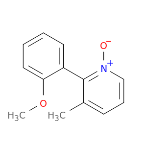 Pyridine, 2-(2-methoxyphenyl)-3-methyl-, 1-oxide
