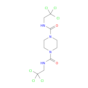 1,4-Piperazinedicarboxamide, N,N'-bis(2,2,2-trichloroethyl)-