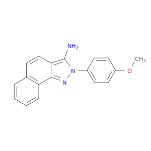 2H-Benz[g]indazol-3-amine, 2-(4-methoxyphenyl)-