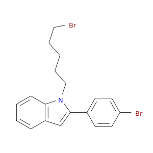 1H-Indole, 1-(5-bromopentyl)-2-(4-bromophenyl)-