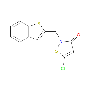 3(2H)-Isothiazolone, 2-(benzo[b]thien-2-ylmethyl)-5-chloro-