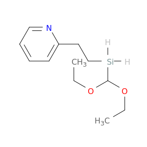 Pyridine, 2-[2-(diethoxymethylsilyl)ethyl]-