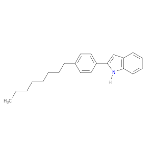 1H-Indole, 2-(4-octylphenyl)-