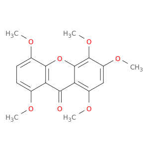 9H-Xanthen-9-one, 1,3,4,5,8-pentamethoxy-