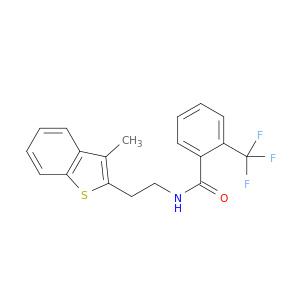 Benzamide, N-[2-(3-methylbenzo[b]thien-2-yl)ethyl]-2-(trifluoromethyl)-