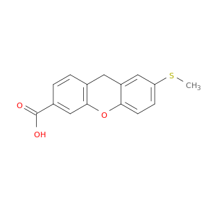 9H-Xanthene-3-carboxylic acid, 7-(methylthio)-