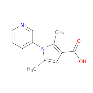 2,5-dimethyl-1-(pyridin-3-yl)-1H-pyrrole-3-carboxylic Acid