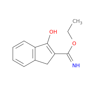 1H-Indene-2-carboximidic acid, 3-hydroxy-, ethyl ester