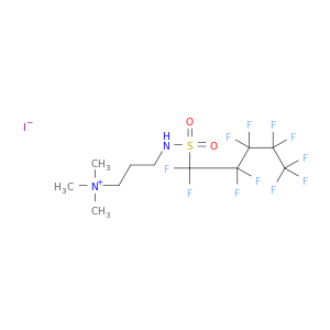 1-丙氨酸,N,N,N-三甲基-3-[[(1,1,2,2,3,3,4,4,4,4,4,5,5,5,5-氟磺酰萘基)磺酰]氨基]-,碘化物(1：1)