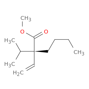 Hexanoic acid, 2-ethenyl-2-(1-methylethyl)-, methyl ester, (2S)-