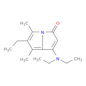1-(diethylamino)-6-ethyl-5,7-dimethyl-3h-pyrrolizin-3-one