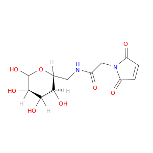 D-Glucopyranose,6-deoxy-6-[[(2,5-dihydro-2,5-dioxo-1H-pyrrol-1-yl)acetyl]amino]- (9CI)