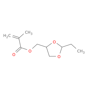 2-Propenoic acid, 2-methyl-, (2-ethyl-1,3-dioxolan-4-yl)methyl ester