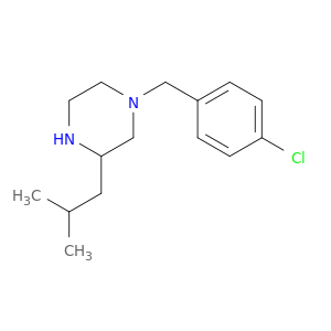 1-[(4-chlorophenyl)methyl]-3-(2-methylpropyl)piperazine
