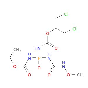 7-Oxa-2,4,6-triaza-3-phosphaoctanoicacid, 3-[[[2-chloro-1-(chloromethyl)ethoxy]carbonyl]amino]-5-oxo-, ethyl ester,3-oxide