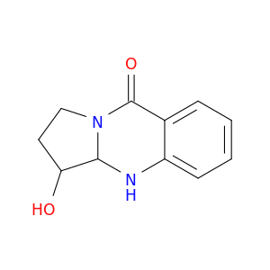 Pyrrolo[2,1-b]quinazolin-9(1H)-one, 2,3,3a,4-tetrahydro-3-hydroxy-