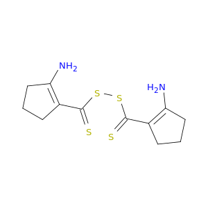 1-Cyclopenten-1-amine, 2,2'-(dithiodicarbonothioyl)bis-