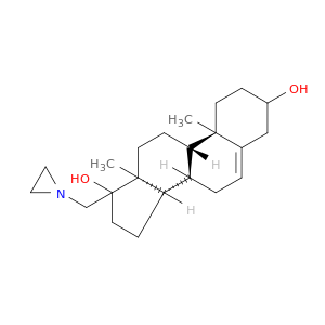 Androst-5-ene-3b,17b-diol, 17-(1-aziridinylmethyl)- (8CI)
