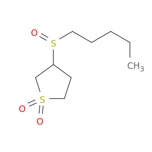 Thiophene, tetrahydro-3-(pentylsulfinyl)-, 1,1-dioxide