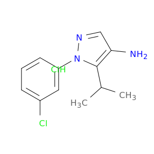 1-(3-Chlorophenyl)-5-(propan-2-yl)-1H-pyrazol-4-amine Hydrochloride