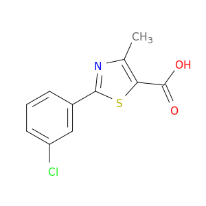 2-(3-Chlorophenyl)-4-methylthiazole-5-carboxylic Acid