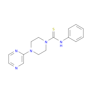 1-Piperazinecarbothioamide, N-phenyl-4-pyrazinyl-