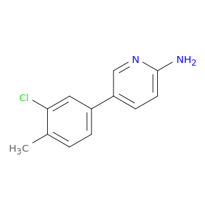 2-Amino-5-(3-chloro-4-methylphenyl)pyridine
