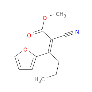 2-Hexenoic acid, 2-cyano-3-(2-furanyl)-, methyl ester, (Z)-