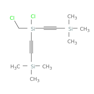 Silane, chloro(chloromethyl)bis[(trimethylsilyl)ethynyl]-