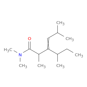 3-Hexenamide, N,N,2,5-tetramethyl-3-(1-methylpropyl)-