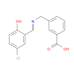 Benzoic acid, 3-[[[(5-chloro-2-hydroxyphenyl)methylene]amino]methyl]-