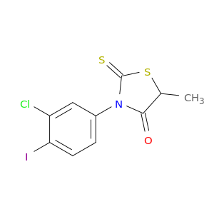 4-Thiazolidinone,3-(3-chloro-4-iodophenyl)-5-methyl-2-thioxo-