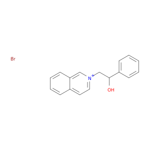 Isoquinolinium, 2-(2-hydroxy-2-phenylethyl)-, bromide