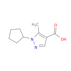 1-cyclopentyl-5-methyl-1H-pyrazole-4-carboxylic acid