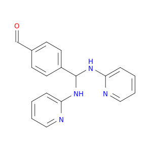 Benzaldehyde, 4-[bis(2-pyridinylamino)methyl]-