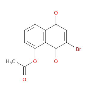 1,4-Naphthalenedione, 8-(acetyloxy)-2-bromo-
