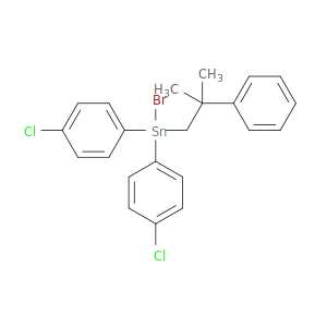 Stannane, bromobis(4-chlorophenyl)(2-methyl-2-phenylpropyl)-