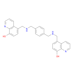8-Quinolinol, 5,5'-[1,4-phenylenebis(methyleneiminomethylene)]bis-