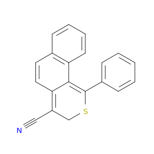 3H-Naphtho[1,2-c]thiopyran-4-carbonitrile, 1-phenyl-