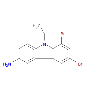 9H-Carbazol-3-amine, 6,8-dibromo-9-ethyl-