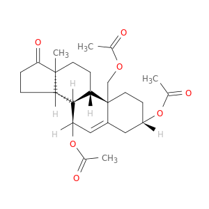 Androst-5-en-17-one,3,7,19-tris(acetyloxy)-, (3b,7a)- (9CI)