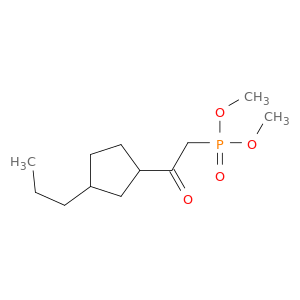 Phosphonic acid, [2-oxo-2-(3-propylcyclopentyl)ethyl]-, dimethyl ester